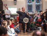 Hafez Kotain demonstrating Arab rhythms