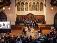 Al-Bustan Takht Ensemble with members of Penn Arabic Choir