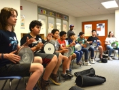 Camp 2017 - Drumming with Hafez