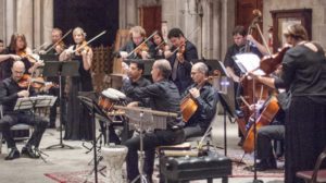 Al-Bustan Takht and Prometheus Chamber Orchestra Performing in our Musical Encounters Concerts Series last June