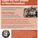 Flyer for art workshop series